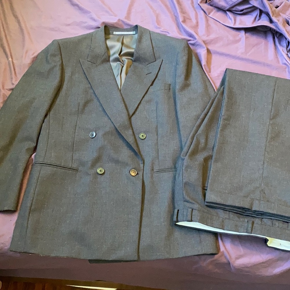 Profilo Black Wool Suit